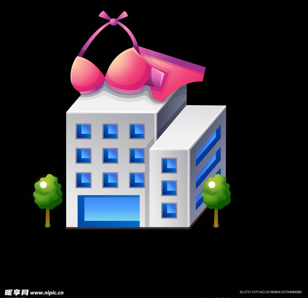 卡通建筑图片