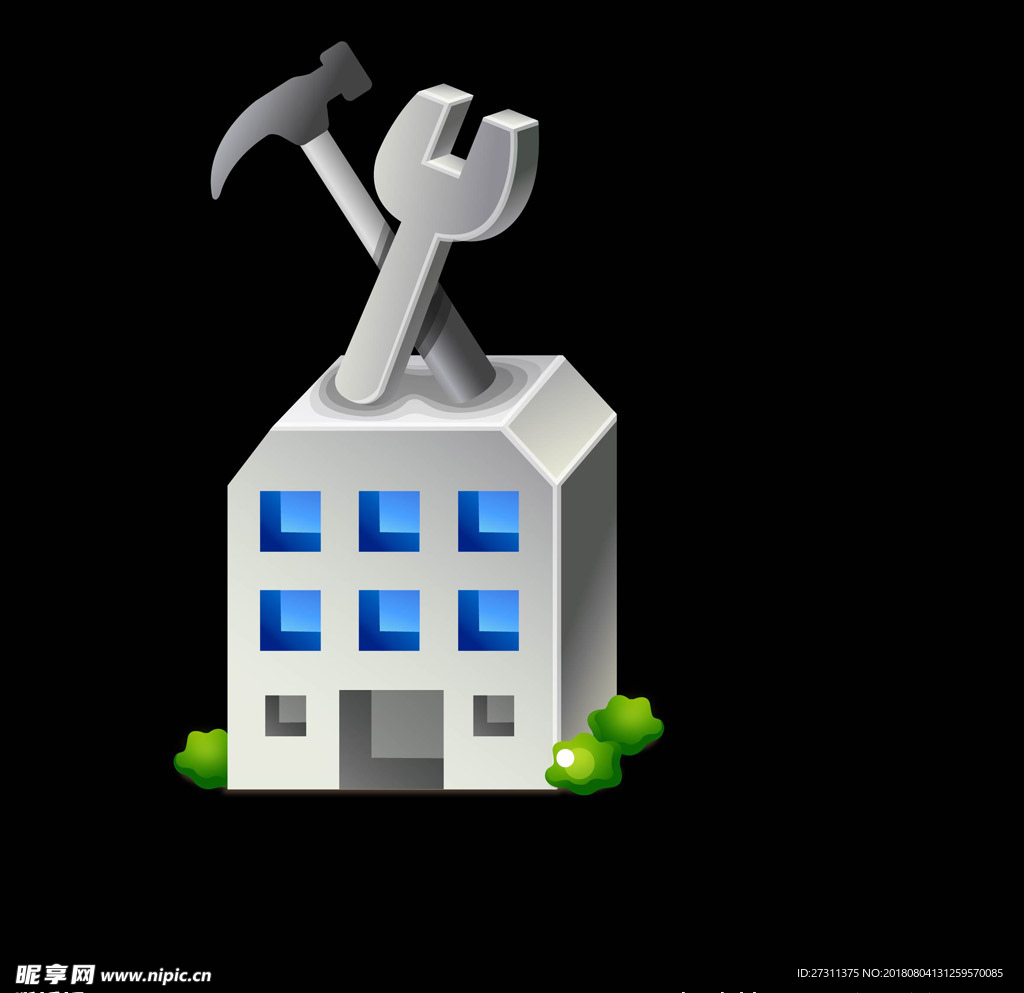 卡通建筑图片