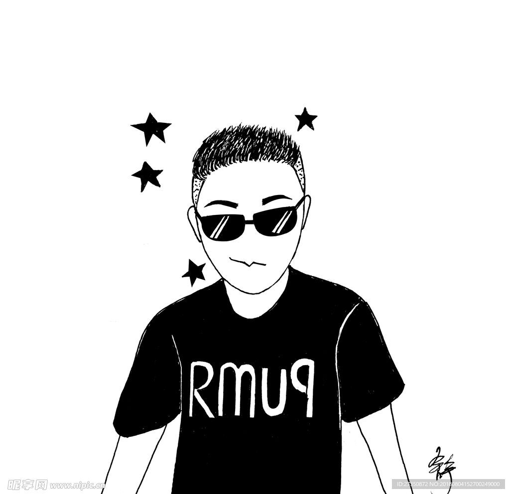 手绘头像