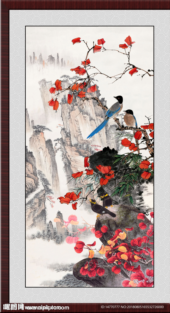 秋天红叶