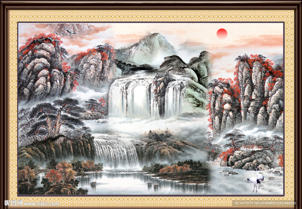 江山如画 国画山水