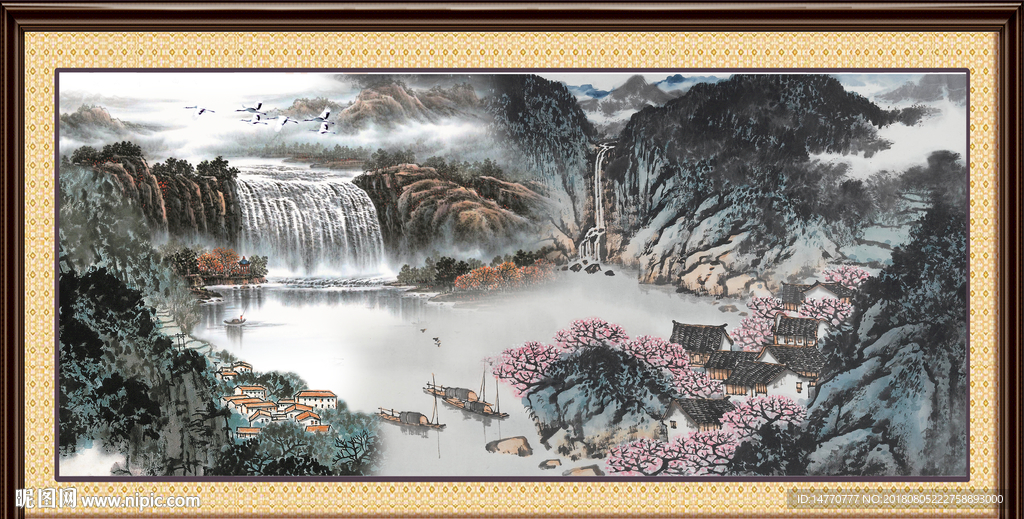 山水国画