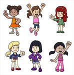 卡通女孩