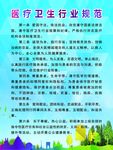 医疗卫生行业规范