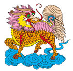 中国风传统狮子PNG免扣素材
