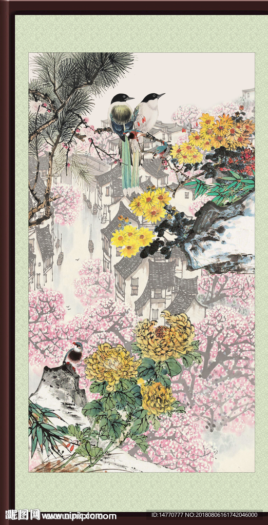 国画菊花