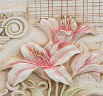浮雕花
