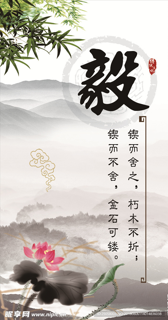 毅力展板