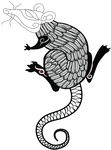 十二生肖之鼠矢量素材