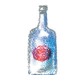 手绘酒瓶图片