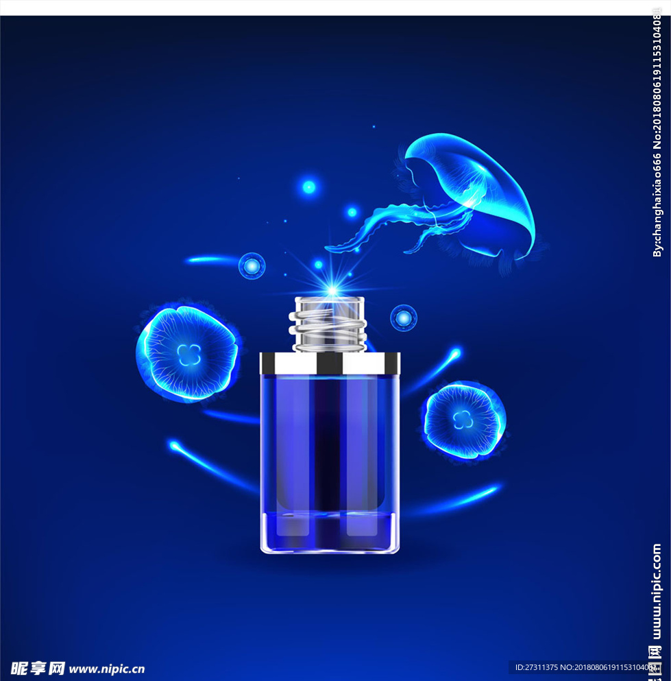 水母化妆品图片