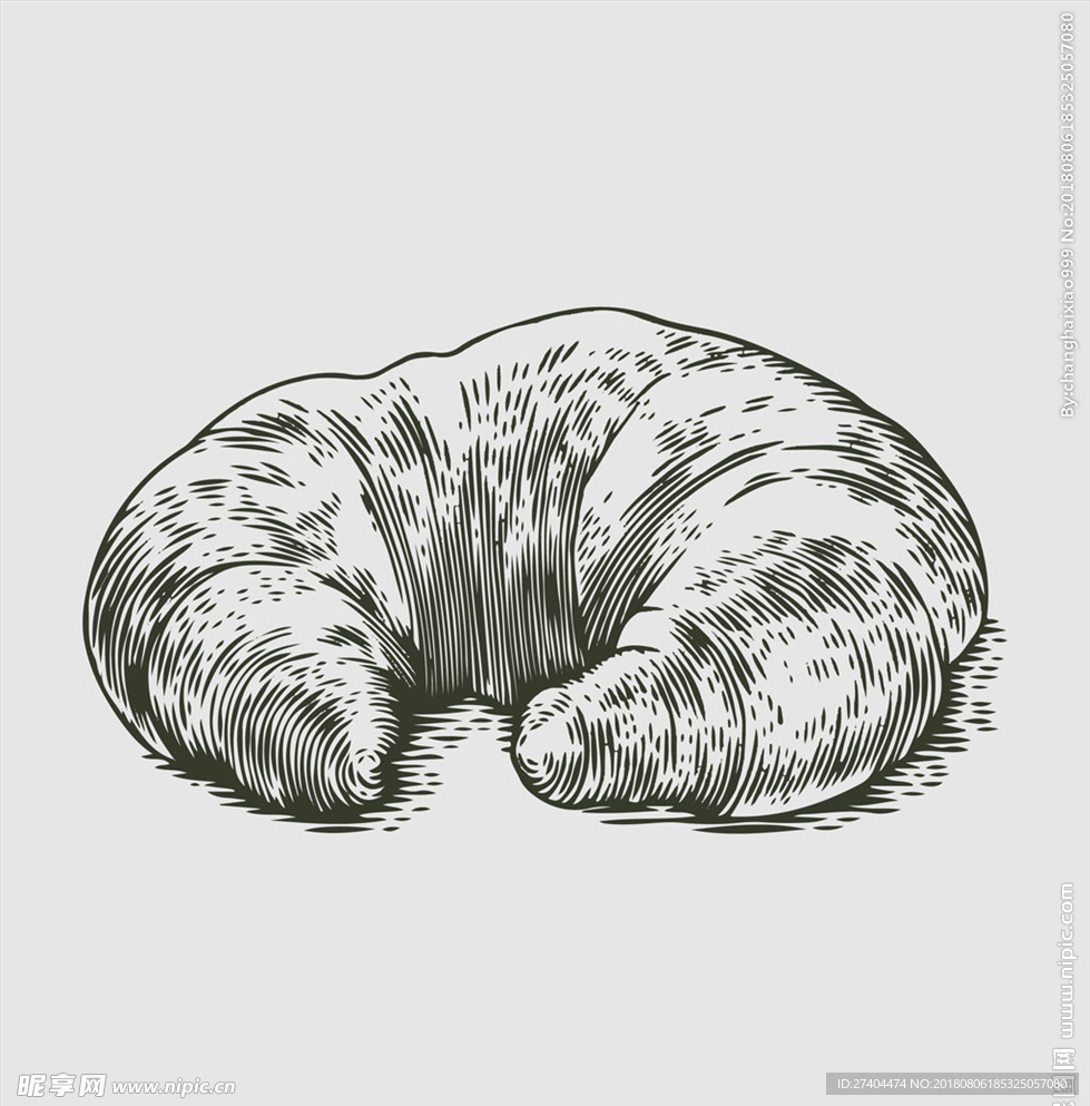 素描食物图片