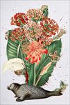 抽象动物花鸟