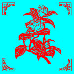 花卉剪纸