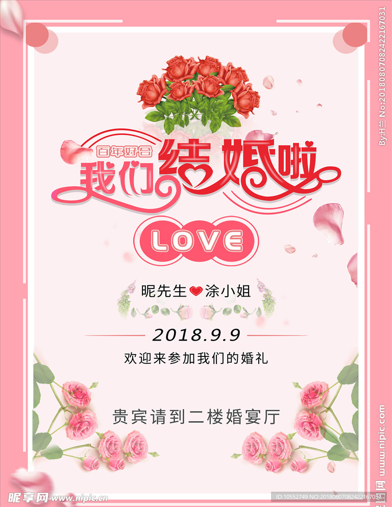 婚礼海报