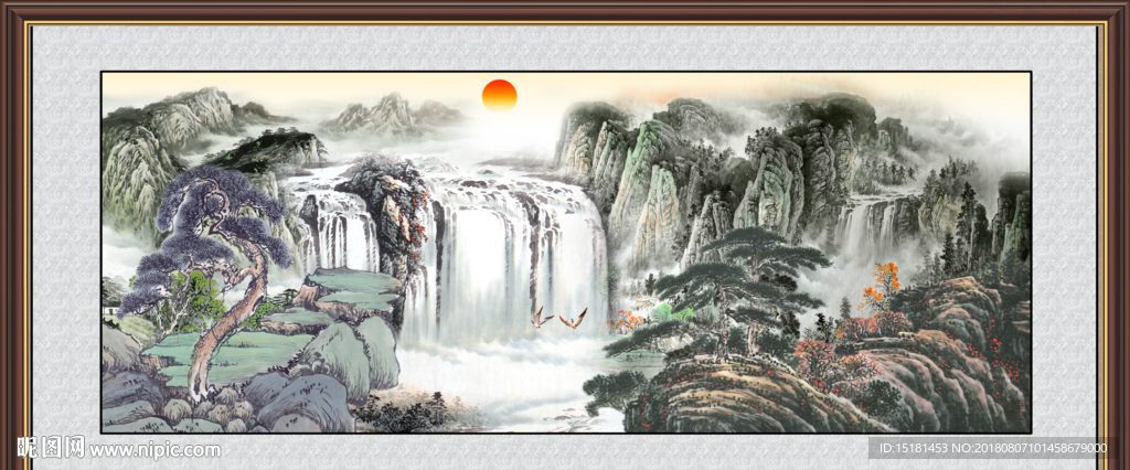 山水国画