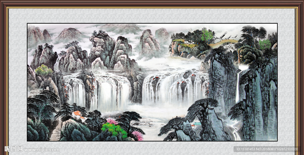 山水国画
