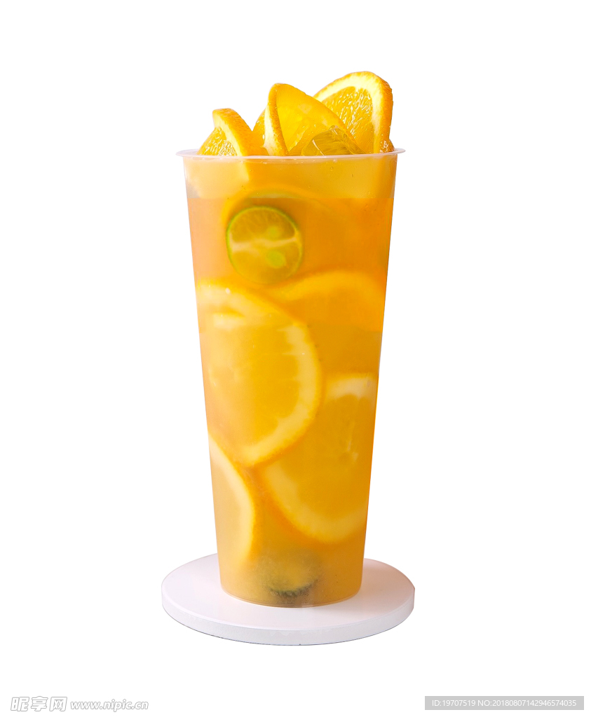 鲜橙果茶