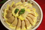 手工蛋饺美食图片
