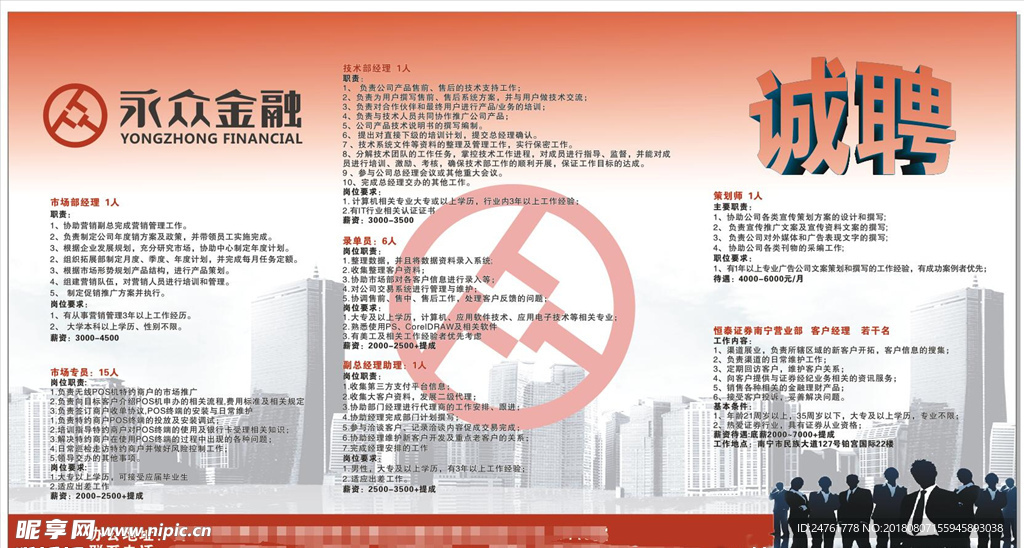 招聘海报