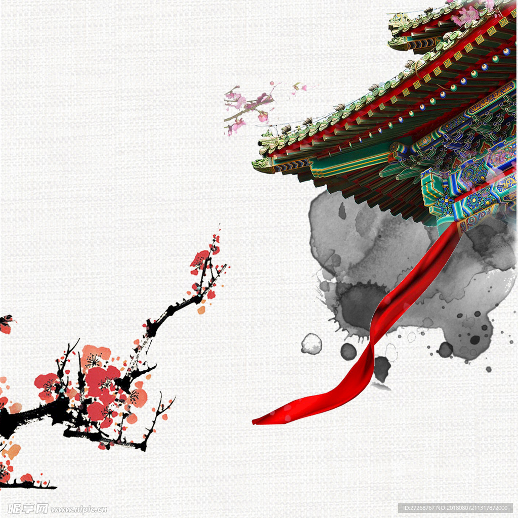 新中式装饰画晶瓷画
