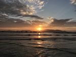 海上落日