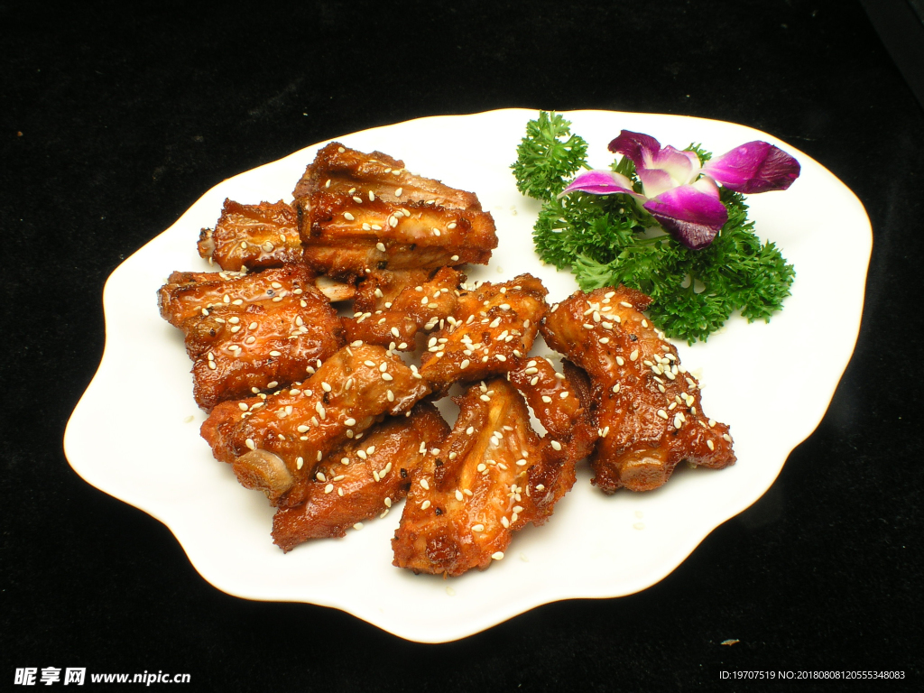 蜜汁蝴蝶肉