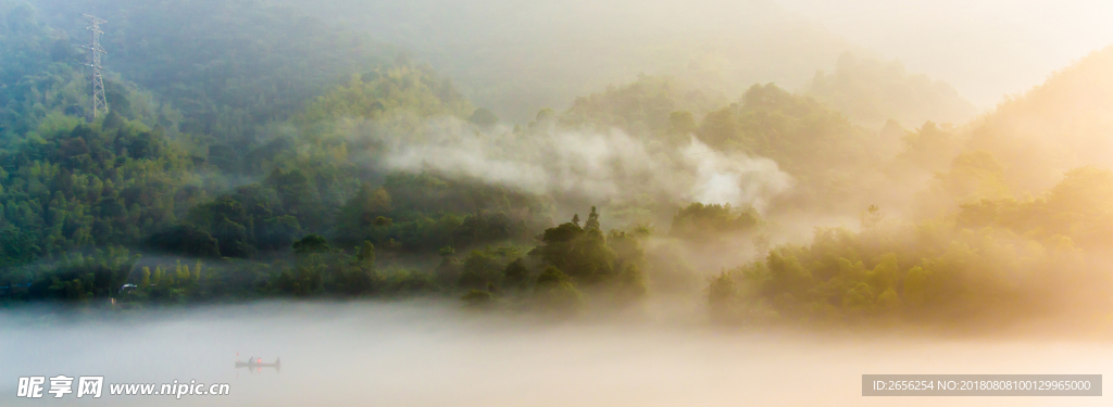 日出晨光梦幻风景