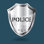 警察徽章矢量素材