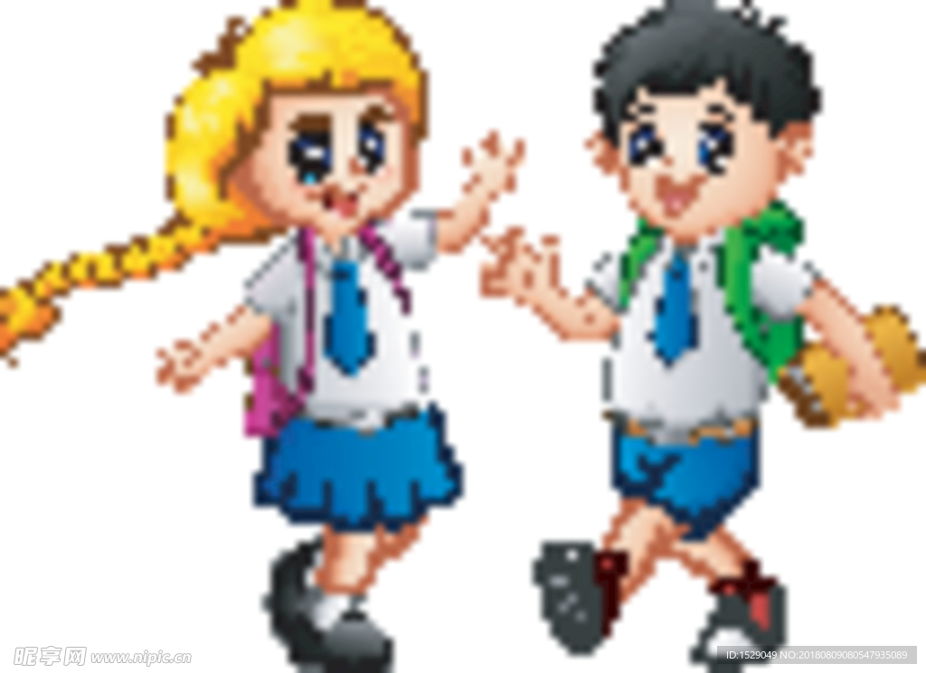 卡通学生