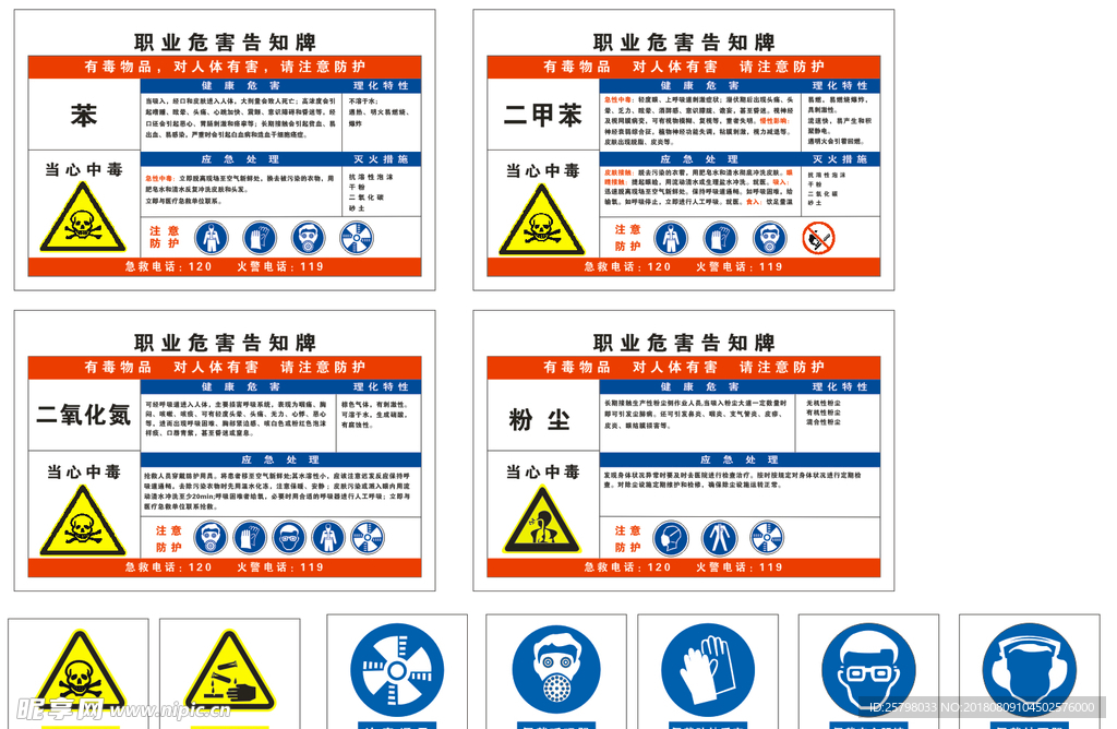 职业危害告知牌