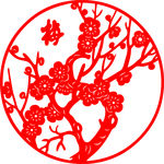 梅花剪纸