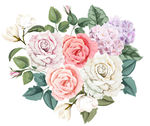 花香玫瑰矢量