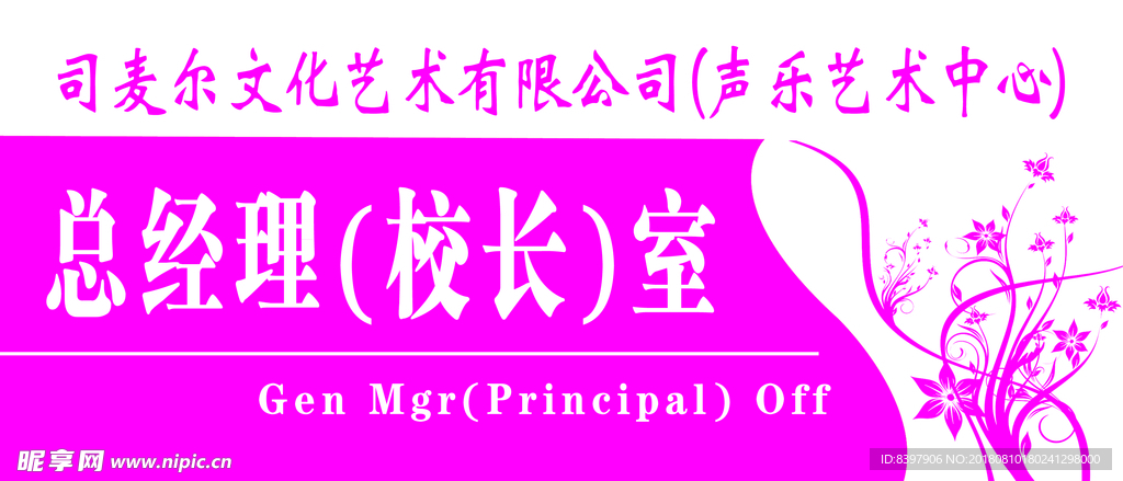 科室牌