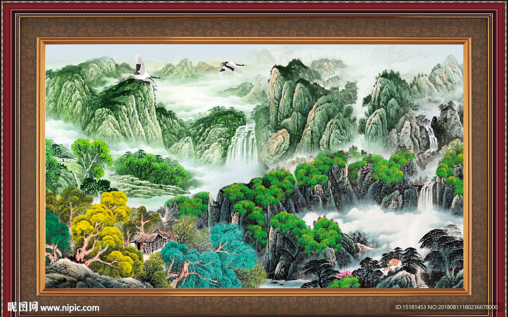 山水国画