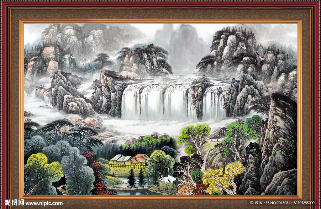 山水国画