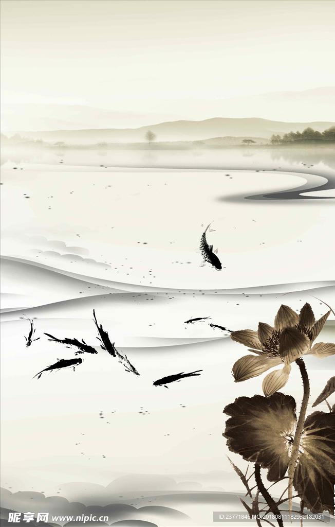 中国风展板