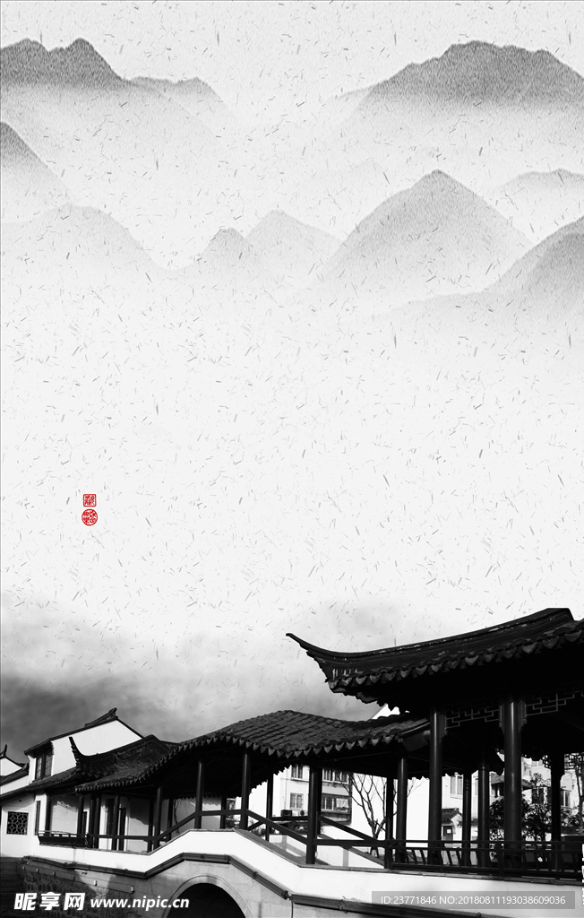 江南水乡背景