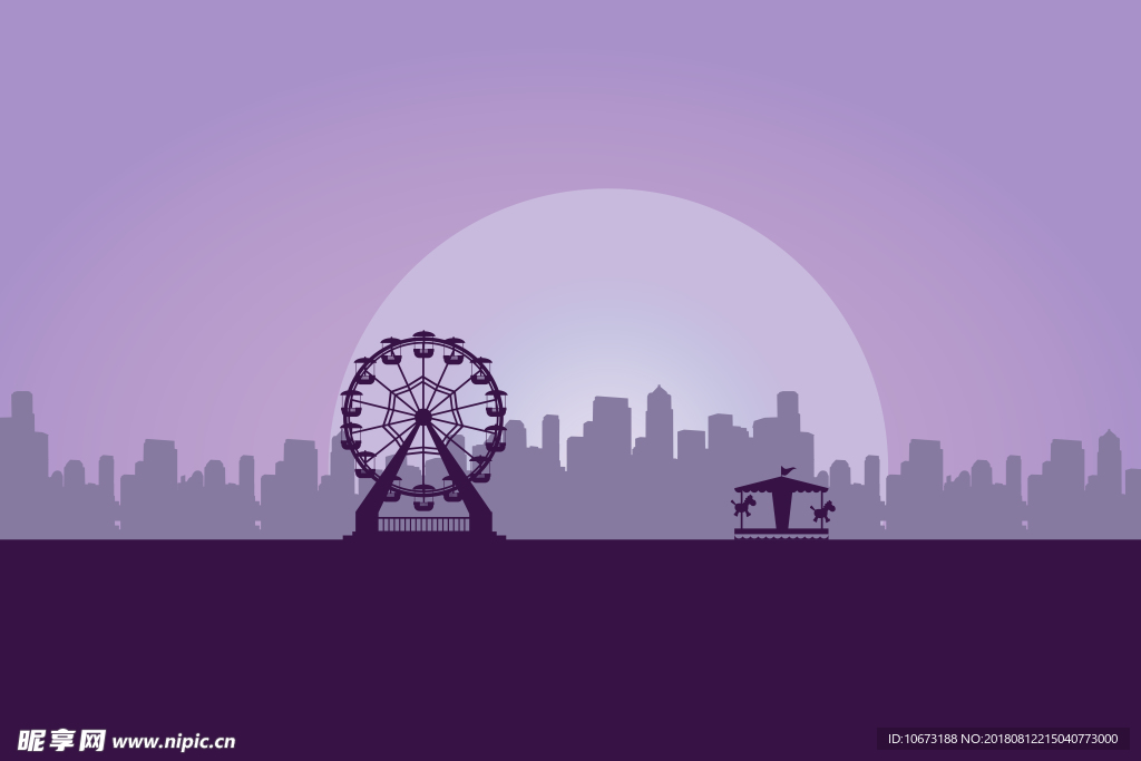紫色背景