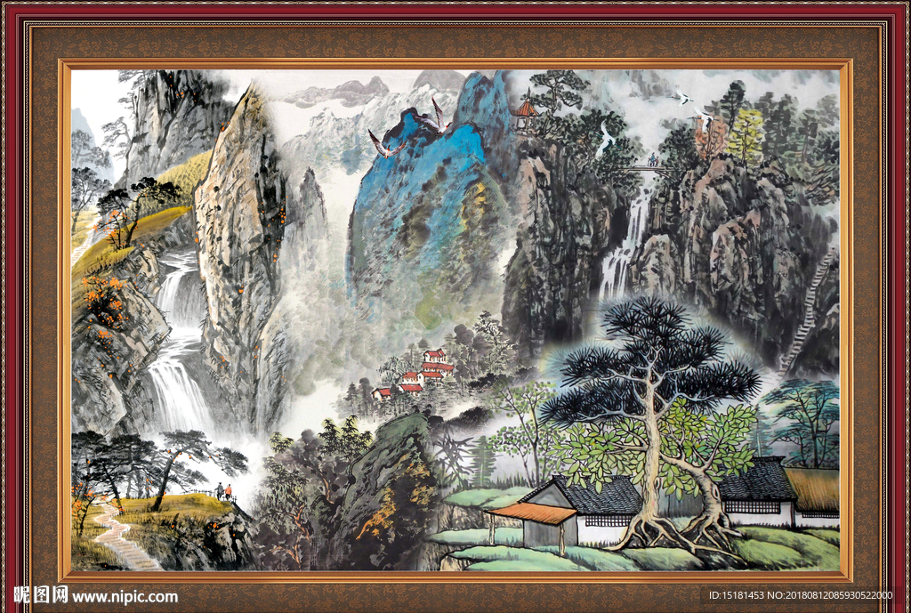 山水国画