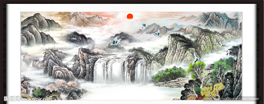 山水国画