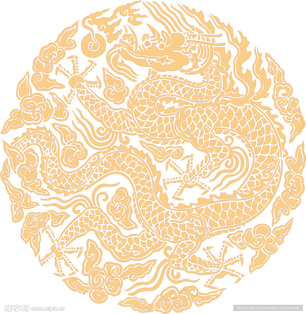 龙纹 底纹