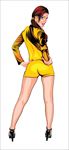赛车女郎矢量素材