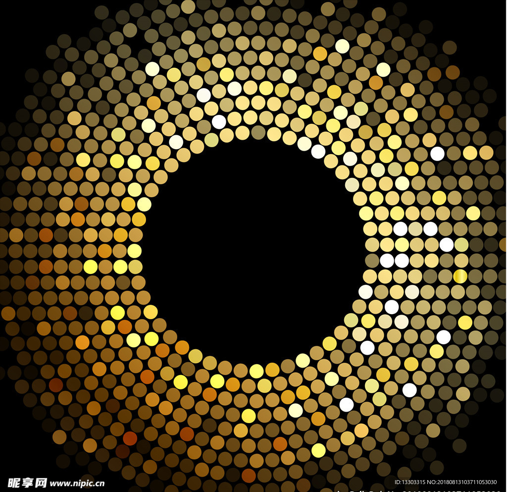 唯美闪烁圆点背景