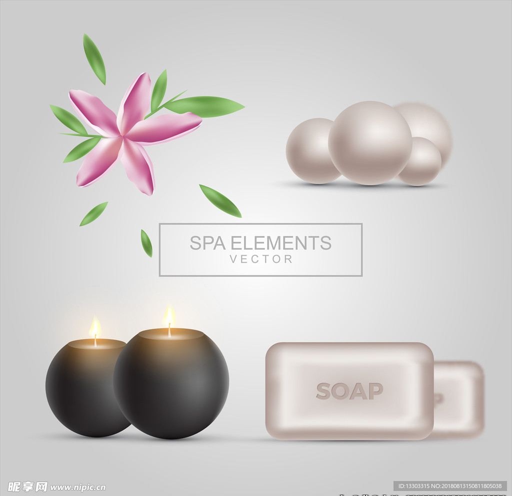 SPA元素矢量素材