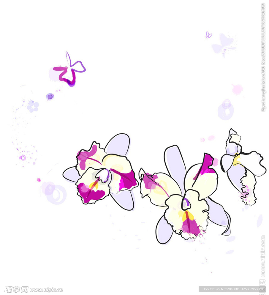 卡通花图片