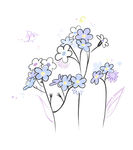 卡通花图片
