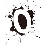 水墨点字母