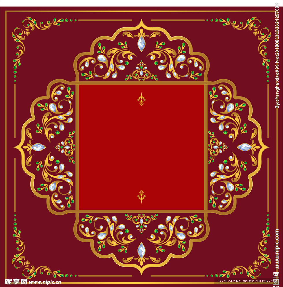 金色边框图片