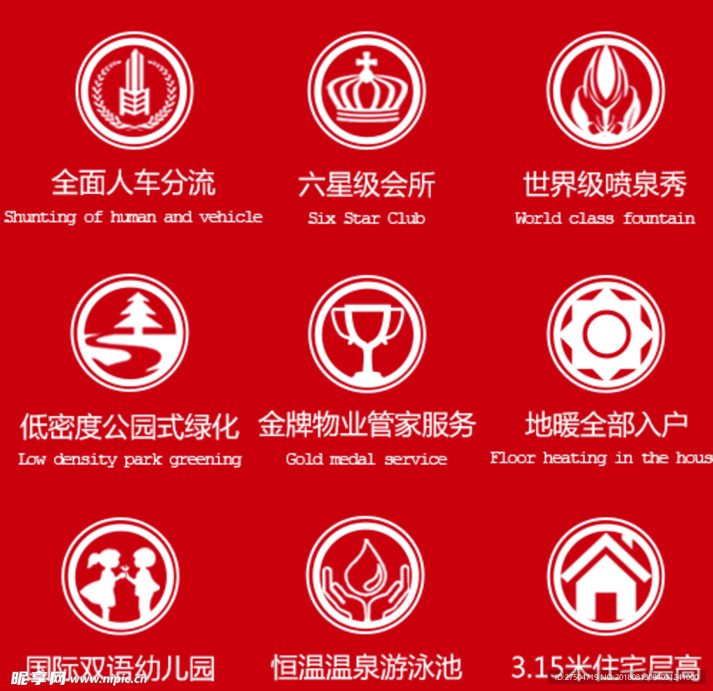 住宅卖点图标